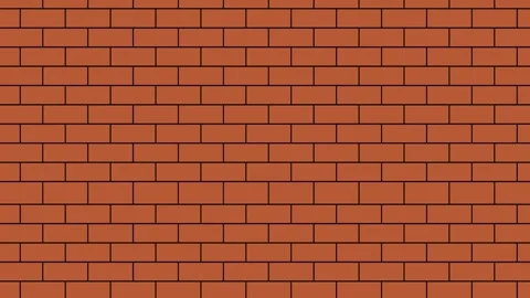 Red Brick Wall Construction Pattern Background Stock Footage 314476910