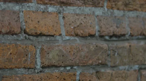 Red brick wall Vídeo Stock 34271843