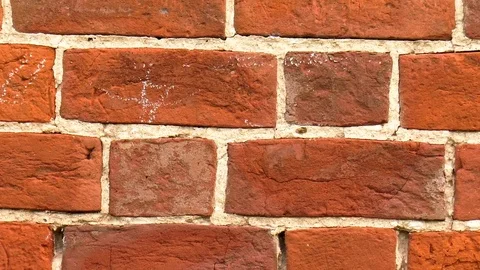Red brick wall Stock Footage 78662950