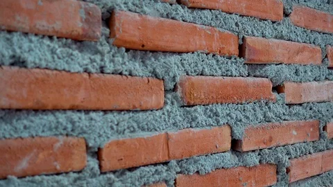 Red brick wall Stock Footage 93224241