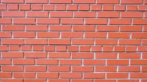 Red Brick Wall Stock Footage 134622224