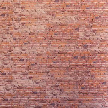 Red brick wall grunge texture wallpaper. Red brick wall pattern background 3d 스톡 일러스트