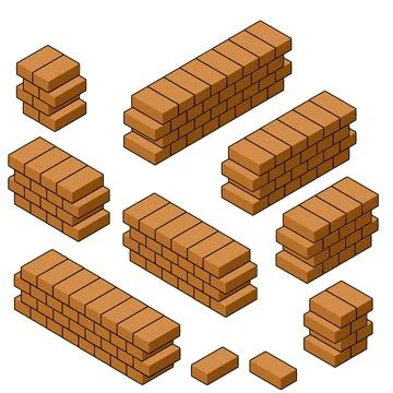 Red brick wall of house. Element of building construction. Ilustración de archivo