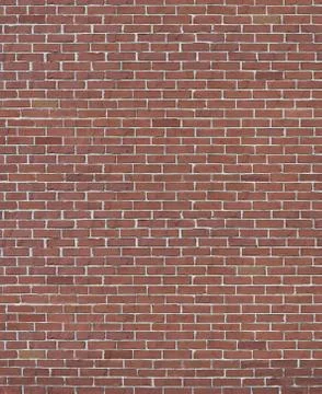 Red-brick-wall 库存插图