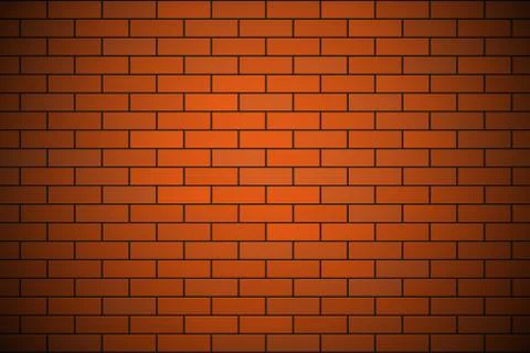Red brick wall Stock Illustration