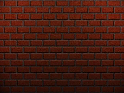 Red brick wall イラスト素材