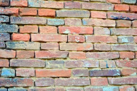 Red brick wall. Stock Illustration