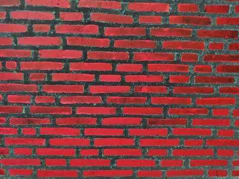 Red brick wall image Stock-Fotos