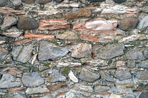 Red brick wall masonry pattern texture. Great for graffiti inscriptions Stock Photos