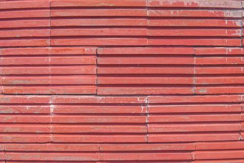 Red brick wall or road, old stone pavement textured background. 스톡 사진