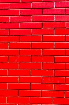 Red brick wall. Pattern. Advertising space. Design element. Background. Vertical Stock Photos