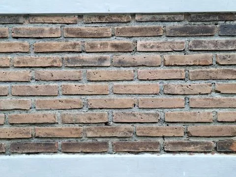 Red brick wall pattern background for industrial style home interior archit.. Stock Photos