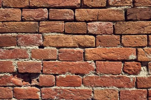 Red Brick Wall Pattern 스톡 사진