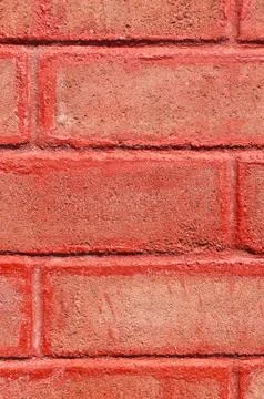 Red brick wall Stock Photos