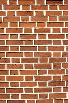 Red brick wall 库存照片