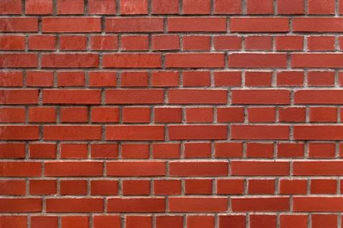 Red brick wall. Stock Photos