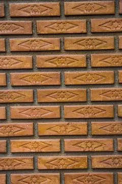 Red brick wall Stock Photos