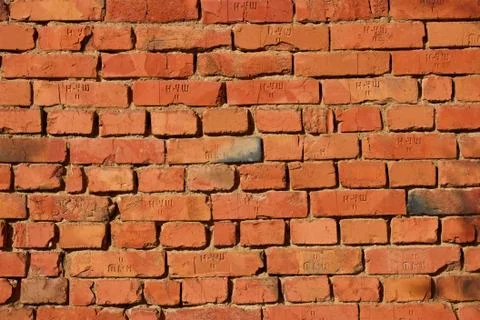 Red brick wall Stock Photos
