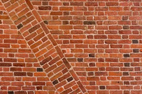 Red brick wall Stock Photos