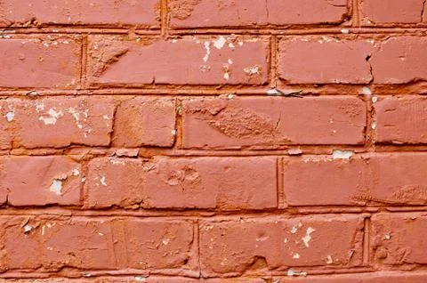Red brick wall Foto stock