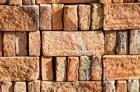 Red brick wall Stock Photos