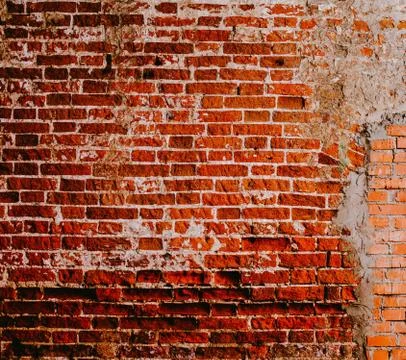 Red brick wall Stock Photos