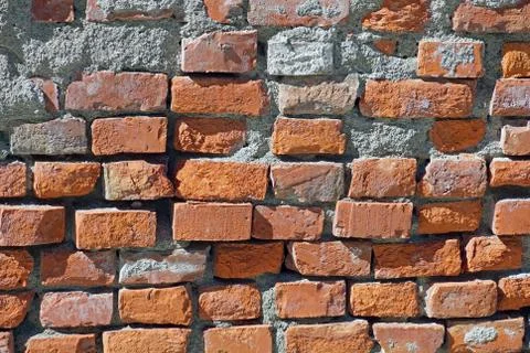Red brick wall Stock Photos
