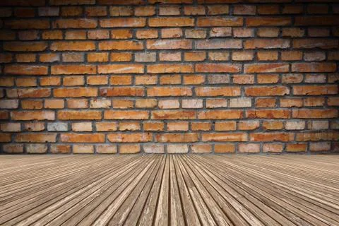 Red brick wall Stock Photos