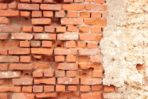 Red brick wall Stock Photos