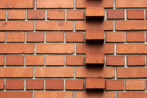 Red brick wall Foto stock