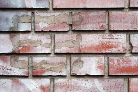 Red brick wall Foto stock
