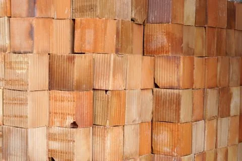 Red brick wall Fotos de archivo