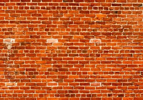 Red brick wall Foto stock
