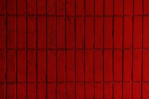 Red brick wall Foto stock