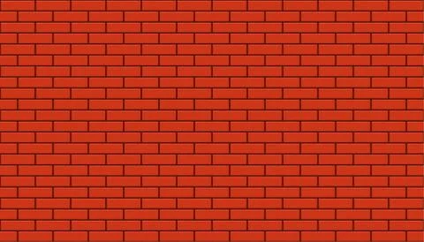 Red brick wall seamless background 스톡 일러스트