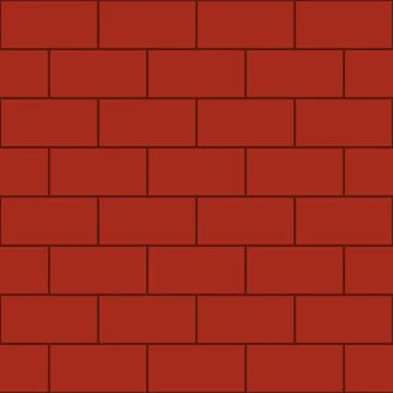Red Brick Wall Seamless Background Illustrazione stock