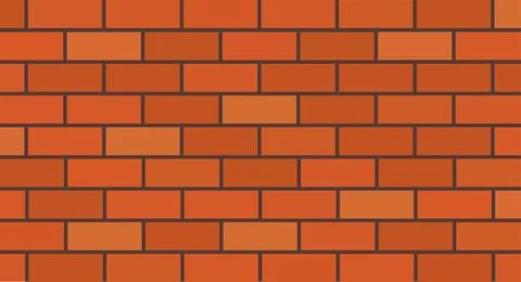 Red Brick Wall Seamless Background Stockillustratie