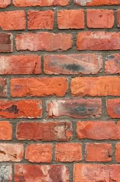 Red brick wall seamless background Stock Photos