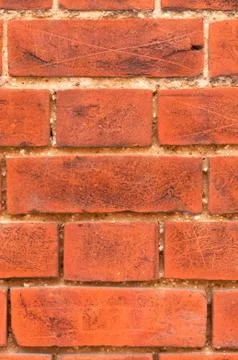Red brick wall seamless background Stock Photos