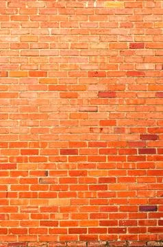 Red brick wall seamless background Stock Photos