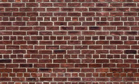 Red brick wall seamless texture background Fotos Stock