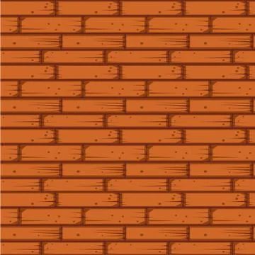Red Brick Wall Seamless Vector Illustration イラスト素材