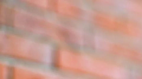 Red brick wall sliding shot close up Video stock 96717898