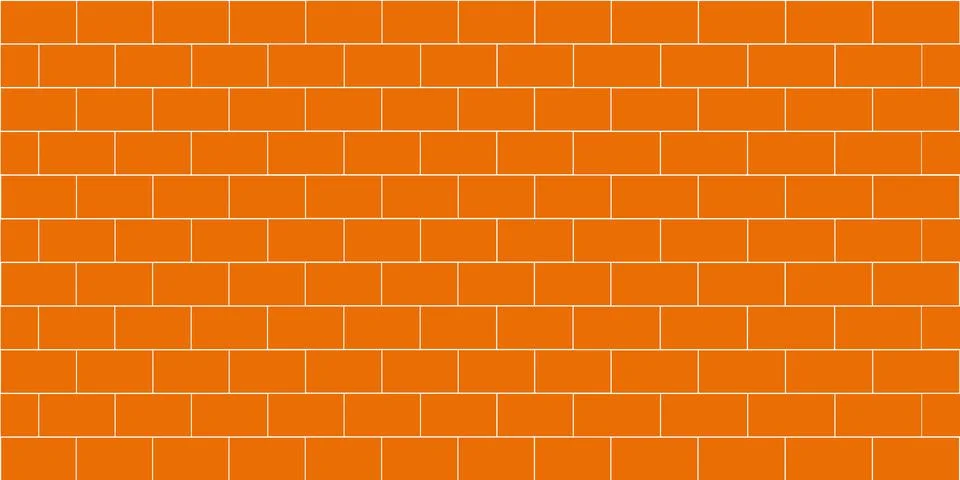 Red brick wall as stone background Stock Illustration