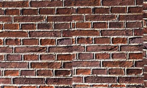 Red brick wall stone bricks masonry Stock Photos
