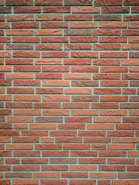 Red brick wall, structure suitable as background Stock Photos