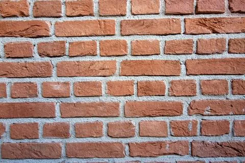 Red Brick Wall Texture and Masonry Pattern Background for Architectural Desig Stock Photos