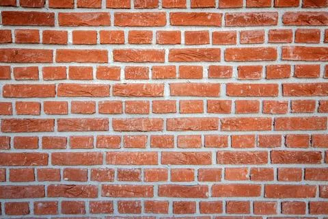Red Brick Wall Texture and Masonry Pattern Background for Architectural Desig Stock Photos