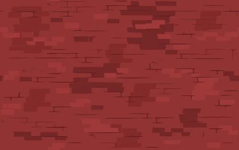 Red Brick Wall Texture Background With Weathered Urban Grunge Stock Illustration