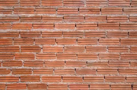 Red brick wall texture for background Stock Photos